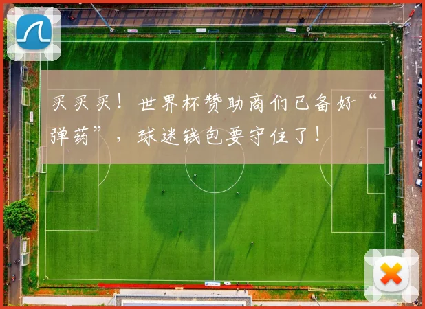 买买买!世界杯赞助商们已备好“弹药”,球迷钱包要守住了!