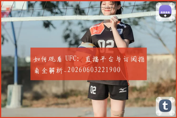 如何观看 UFC：直播平台与订阅指南全解析_20260603221900